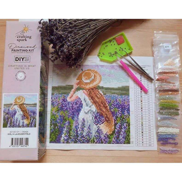 Rose CS305 5.9 x 7.9 inches Crafting Spark Diamond Painting Kit