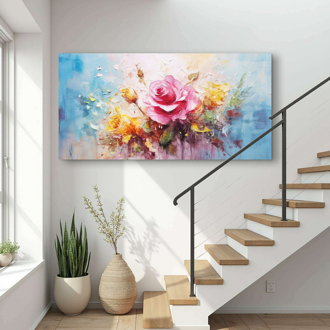 Rose Flower Wall Art