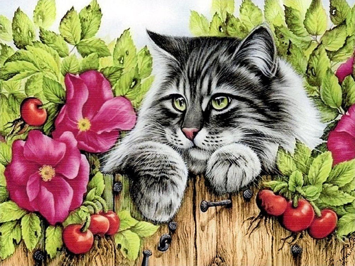 Rose Hedge CS2425 15.8 x 11.8 inches Crafting Spark Diamond Painting Kit