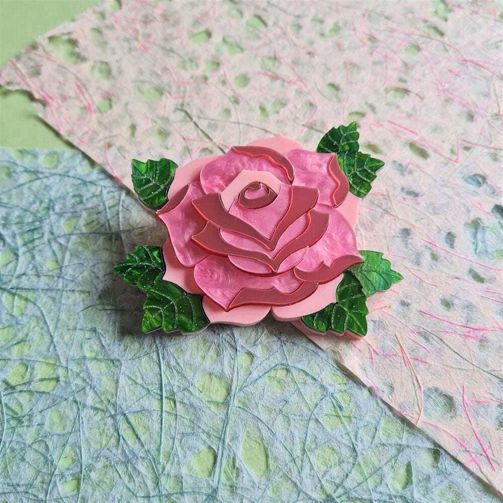 Rose Necklace - 7 Colours by Cherryloco Jewellery 4