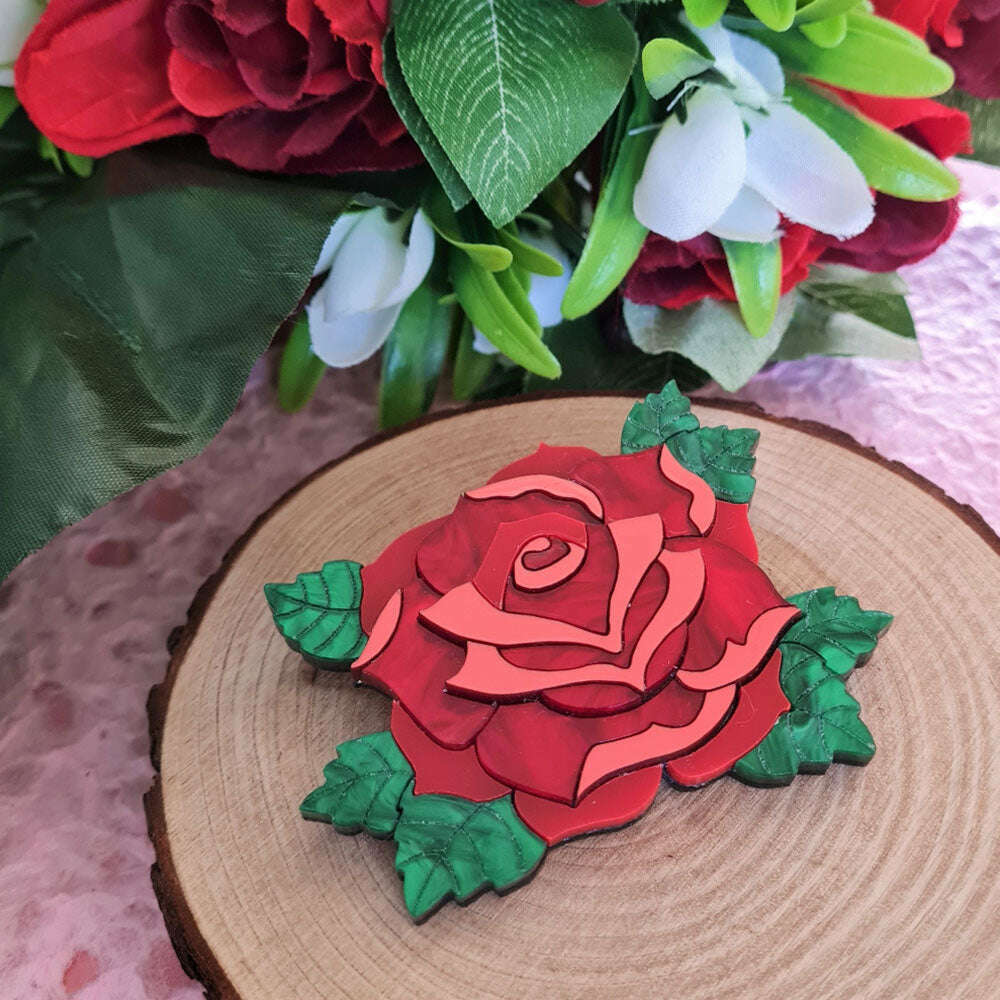 Rose Necklace by Cherryloco Jewellery 3