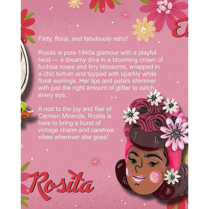 Rosita Brooch by Marla VonDuta x Lipstick & Chrome – view 8