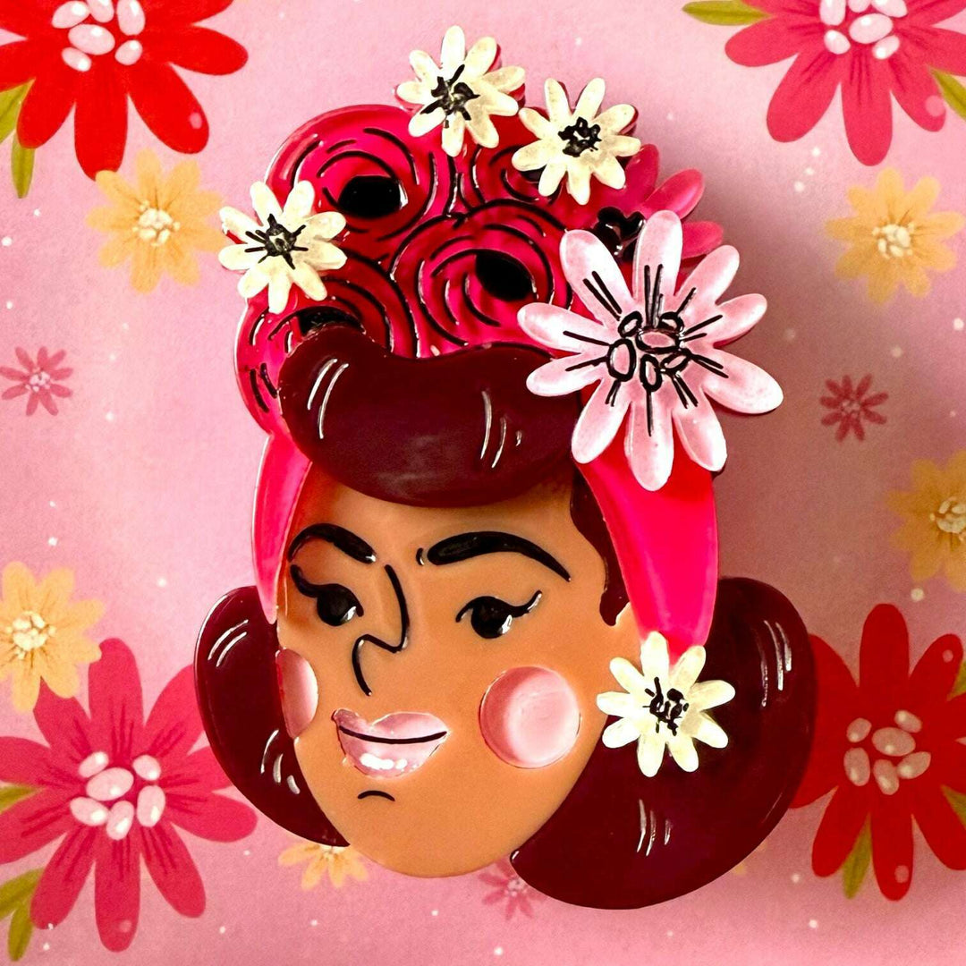 Rosita Brooch by Marla VonDuta x Lipstick & Chrome – view 6