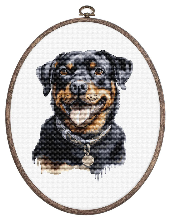Rottweiler BC229L Counted Cross-Stitch Kit
