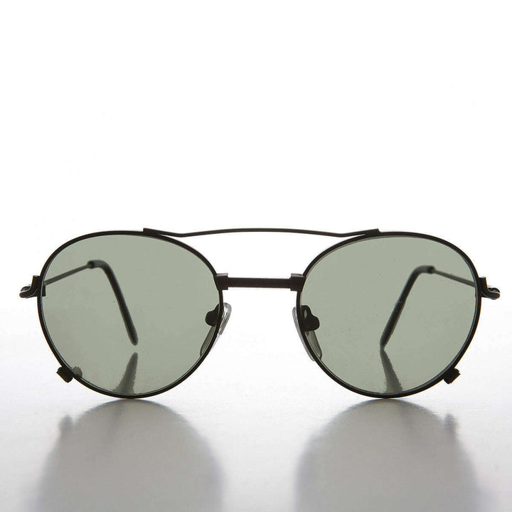 Round Aviator with Industrial Accents - Ray