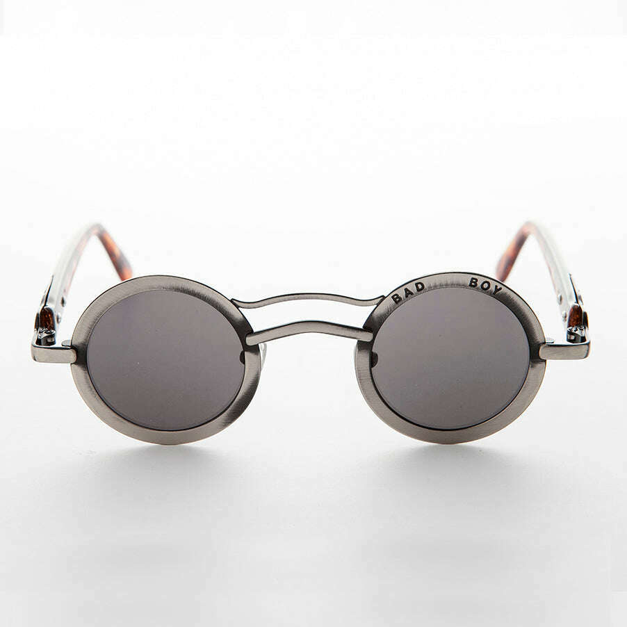 Round Circle Bad Boy Vintage Sunglass - Dean