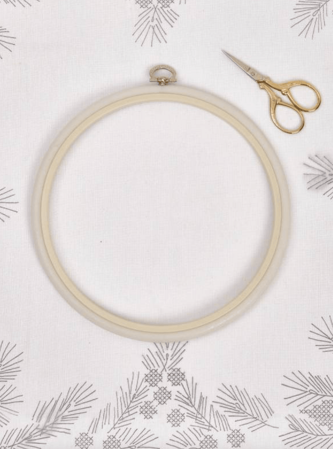 Round Flexi Hoop Nurge 230-4 White
