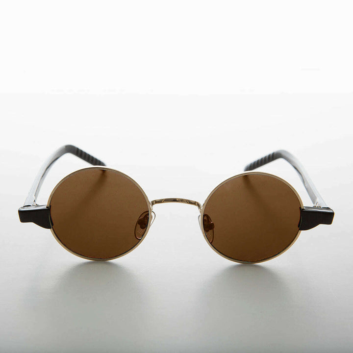 Round Hippie Spectacle Vintage Sunglass - Sean