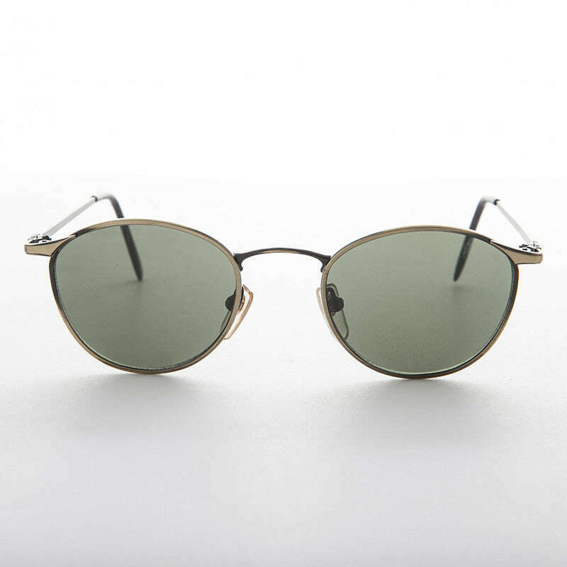 Round Metal Polo Schoolboy Classic Vintage Sunglass - Rory