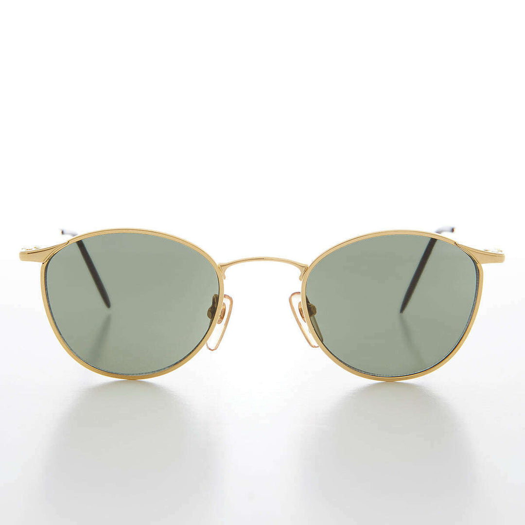 Round Metal Polo Schoolboy Classic Vintage Sunglass - Rory