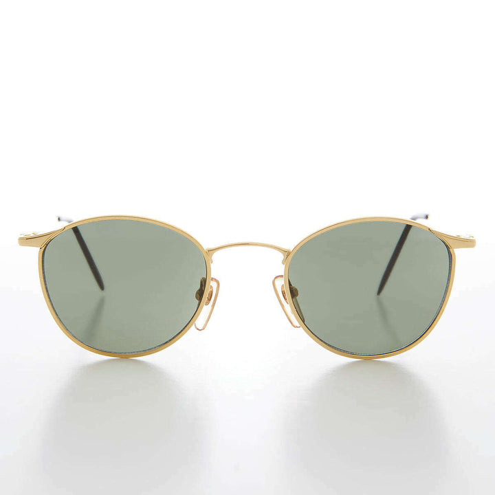 Round Metal Polo Schoolboy Classic Vintage Sunglass - Rory
