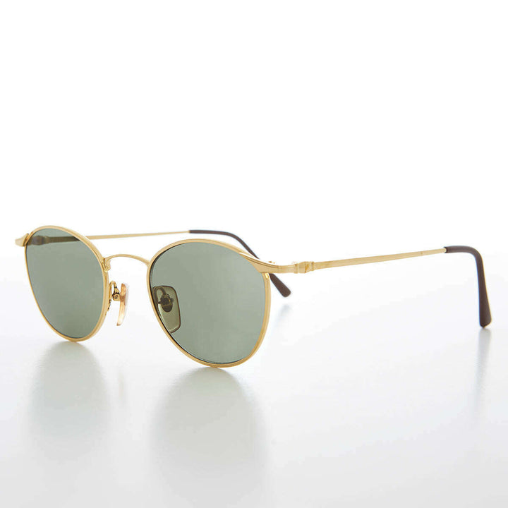 Round Metal Polo Schoolboy Classic Vintage Sunglass - Rory