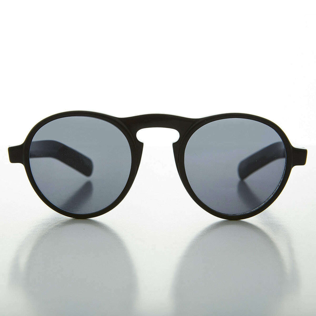 Round Retro Edwardian Biker Vintage Sunglass - Miami