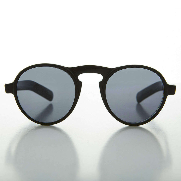 Round Retro Edwardian Biker Vintage Sunglass - Miami
