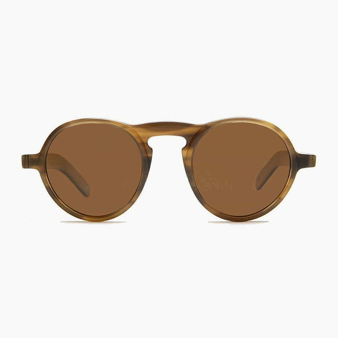 Round Retro Sunglass with Polarized Lens - Miami
