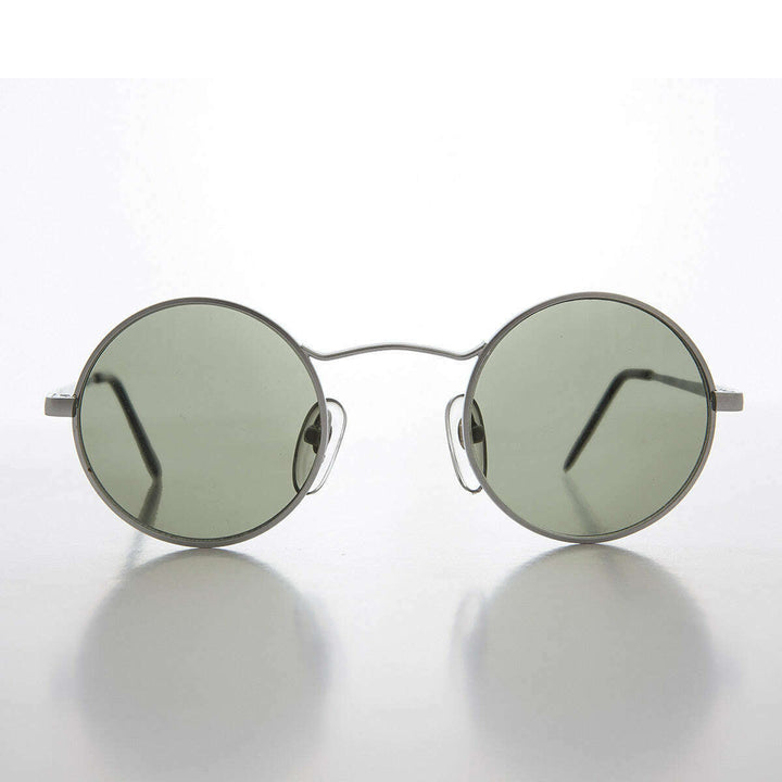 Round Wire Rim Teashade Vintage Sunglass - Vox 2