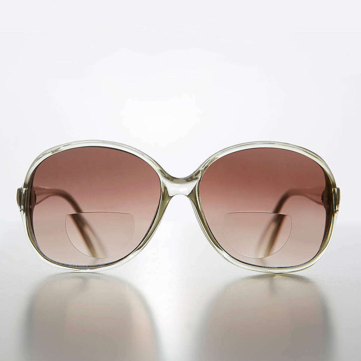 Round Women's Bifocal Reading Sunglasses - Alice