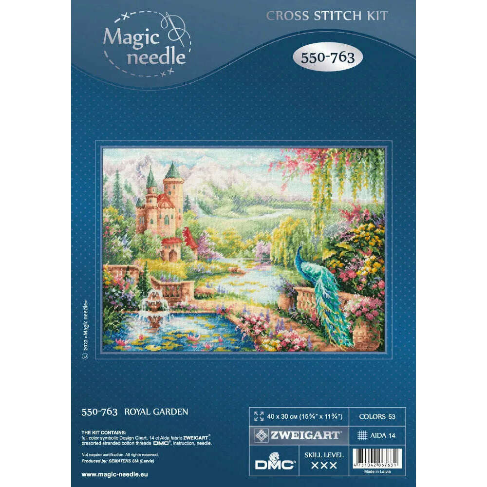 Royal Garden 550-763 Counted Cross-Stitch Kit