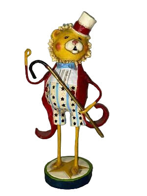 retired rumba the ringleader lori mitchell circus lion figure rare