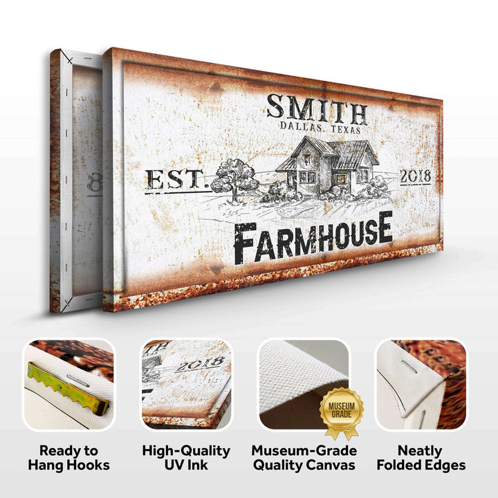 Rustic Farmhouse Personalized Sign III
