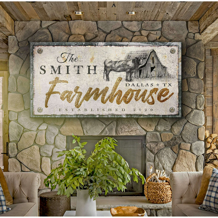 Rustic Farmhouse Sign V