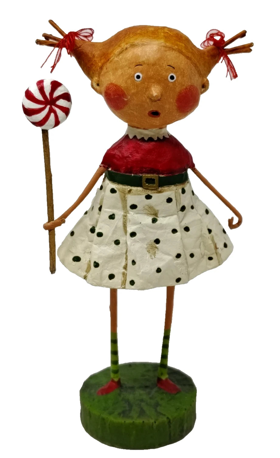 UNBOXED Peppermint Patti Figurine by Lori Mitchell RETIRED