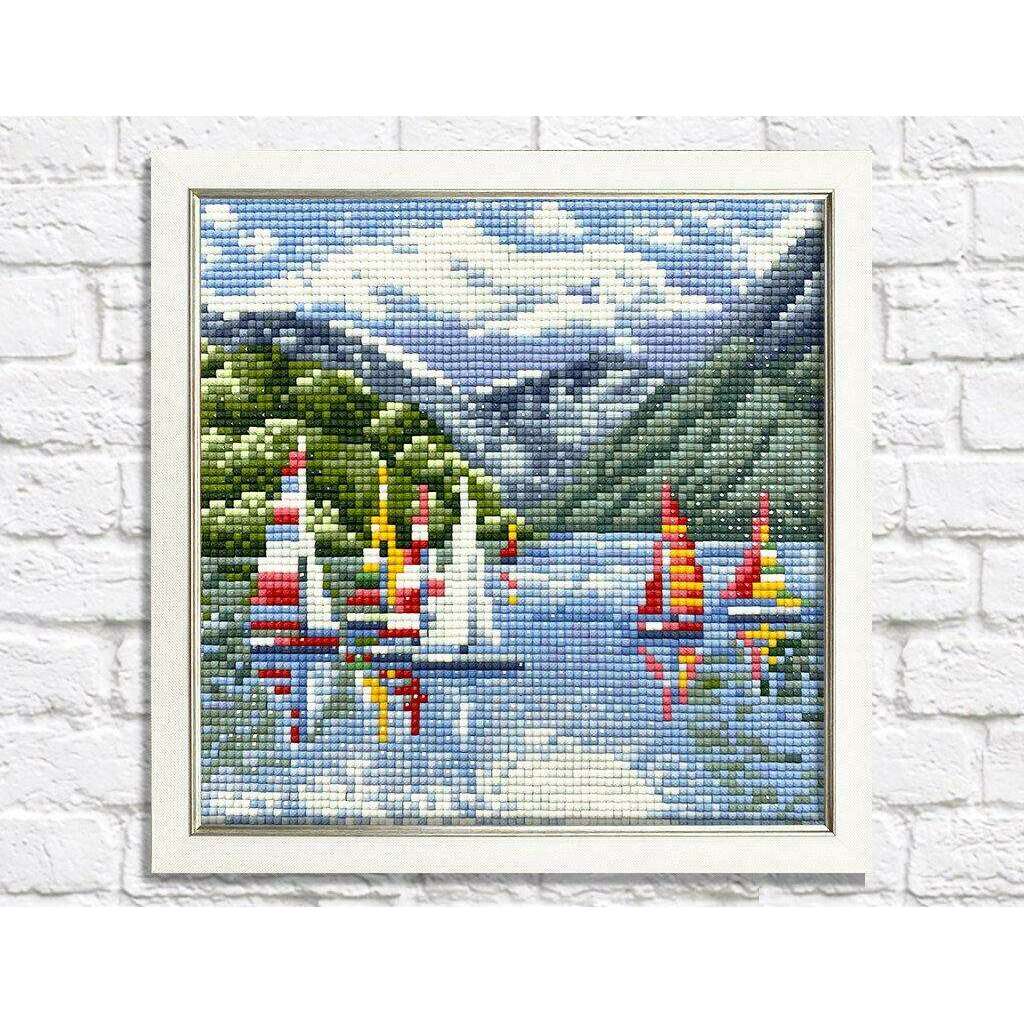 Sailing Ships CS2623 7.9 x 7.9 inches Crafting Spark Diamond Painting Kit