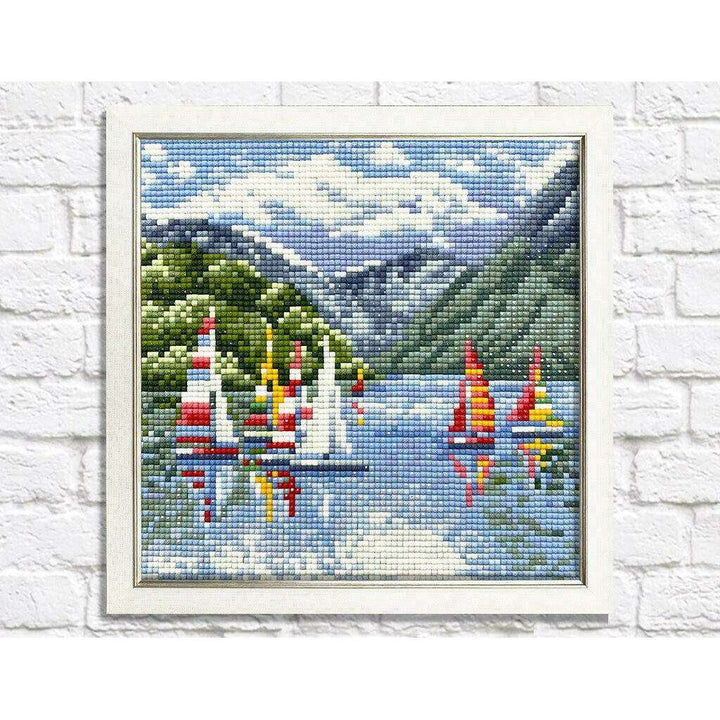 Sailing Ships CS2623 7.9 x 7.9 inches Crafting Spark Diamond Painting Kit