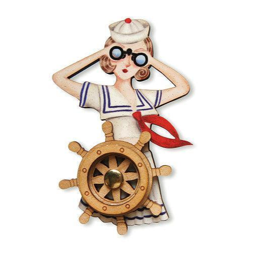 Sailor Pin Up Brooch by Laliblue - Quirks!
