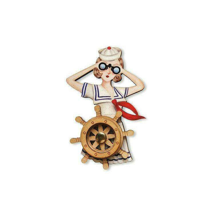 Sailor Pin Up Brooch by Laliblue - Quirks!