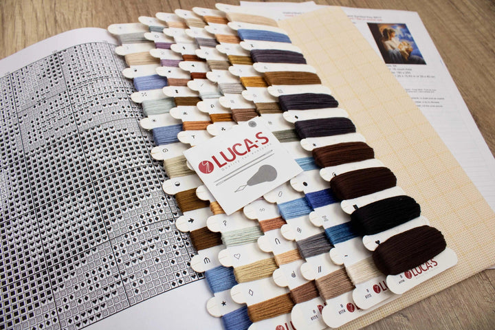 Saint Mary and The Child B617L Counted Cross-Stitch Kit