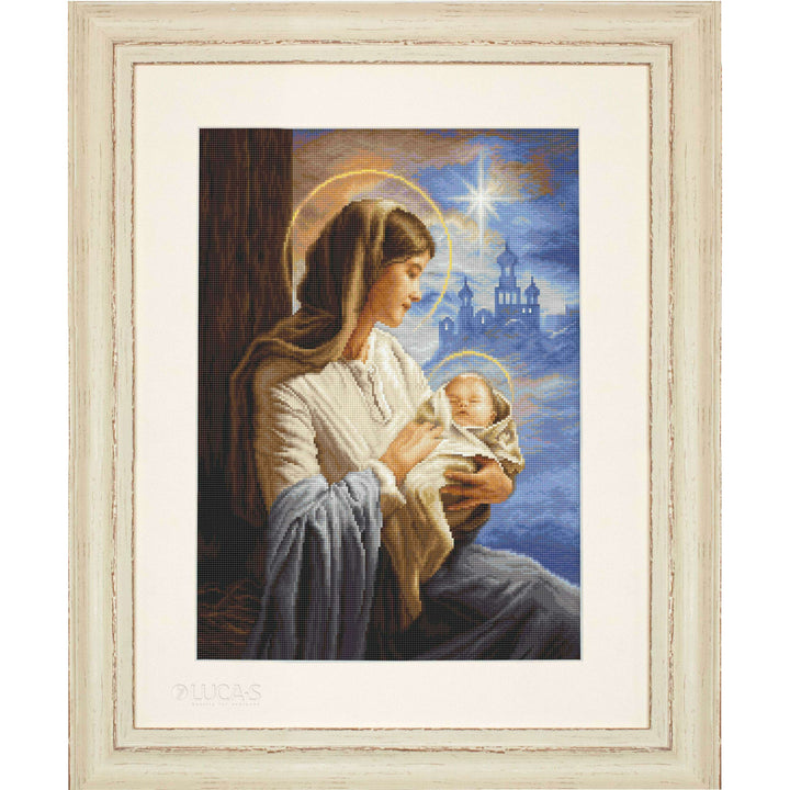 Saint Mary and The Child B617L Counted Cross-Stitch Kit