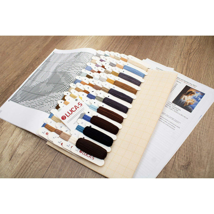 Saint Mary and The Child B617L Counted Cross-Stitch Kit