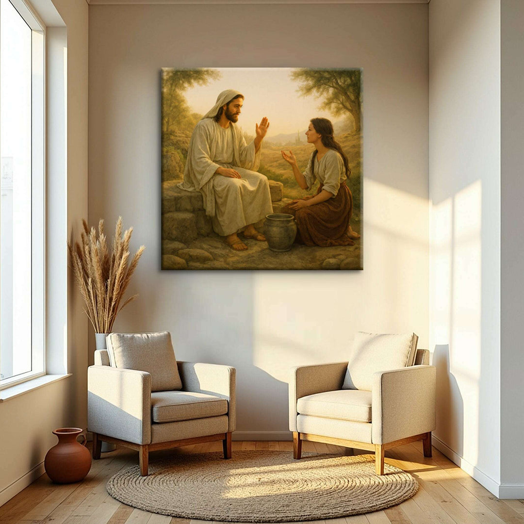 Samaritan at the Well Faith Wall Art II