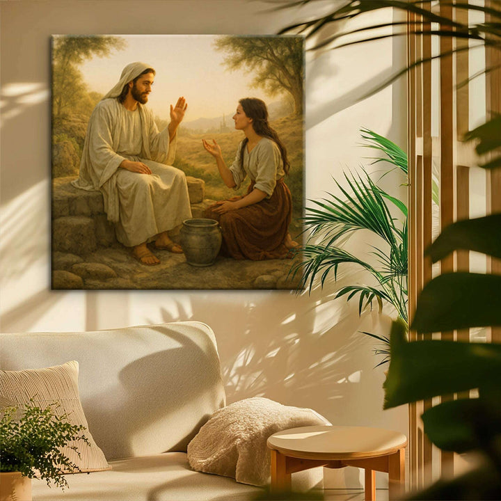 Samaritan at the Well Faith Wall Art II