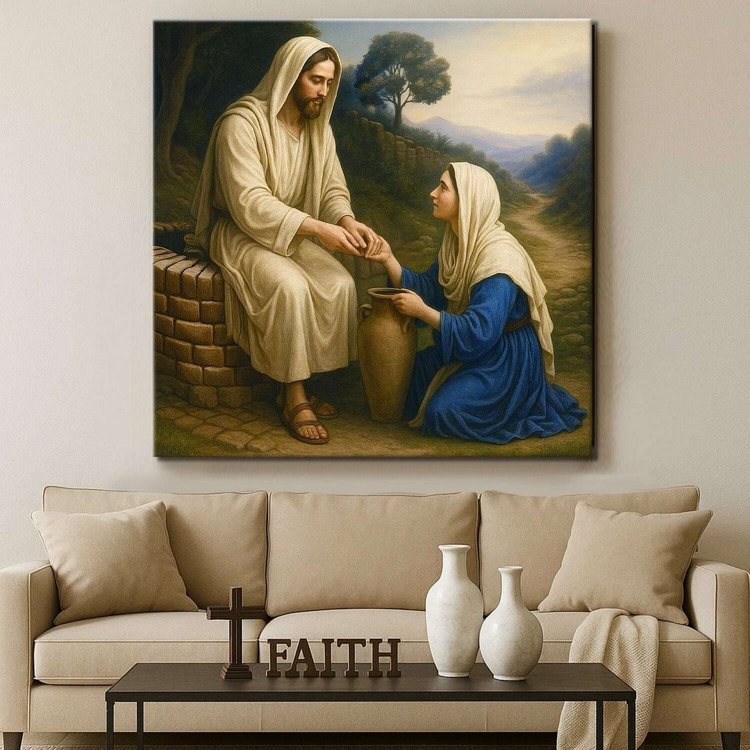 Samaritan at the Well Faith Wall Art