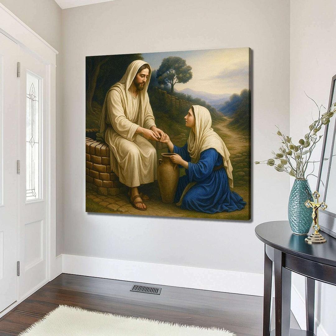Samaritan at the Well Faith Wall Art