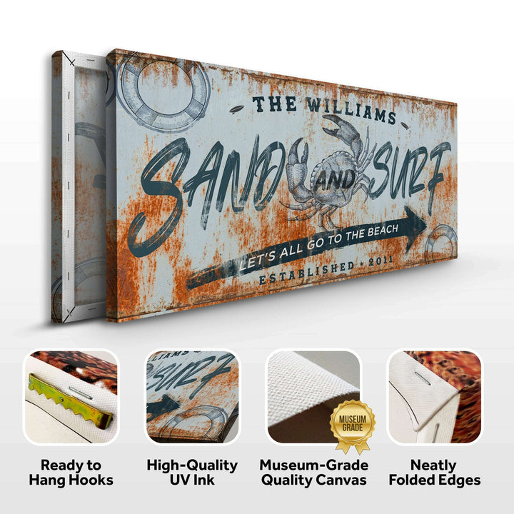 Sand And Surf Sign V