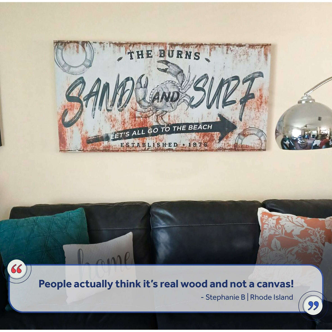 Sand And Surf Sign V