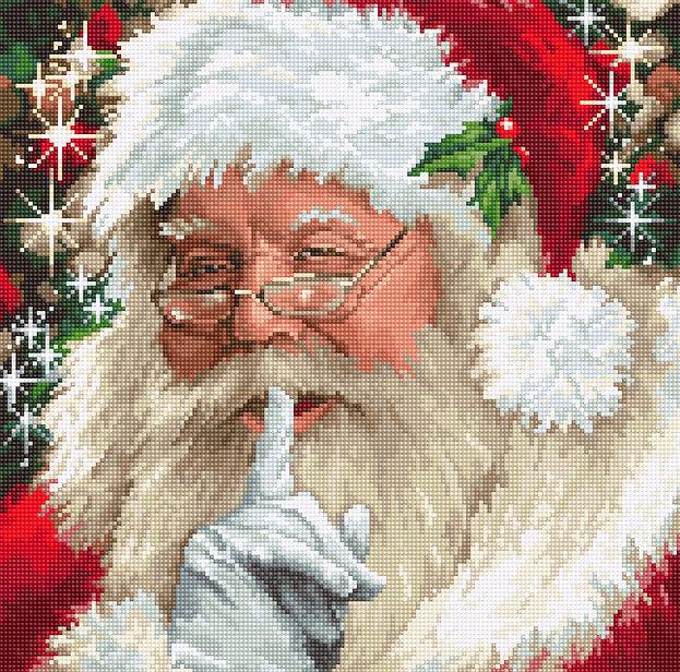 Santa  B2398L Counted Cross-Stitch Kit