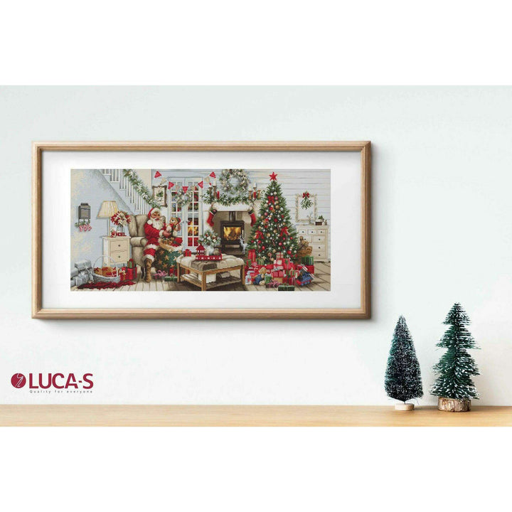 Santa interior B2408L Counted Cross-Stitch Kit