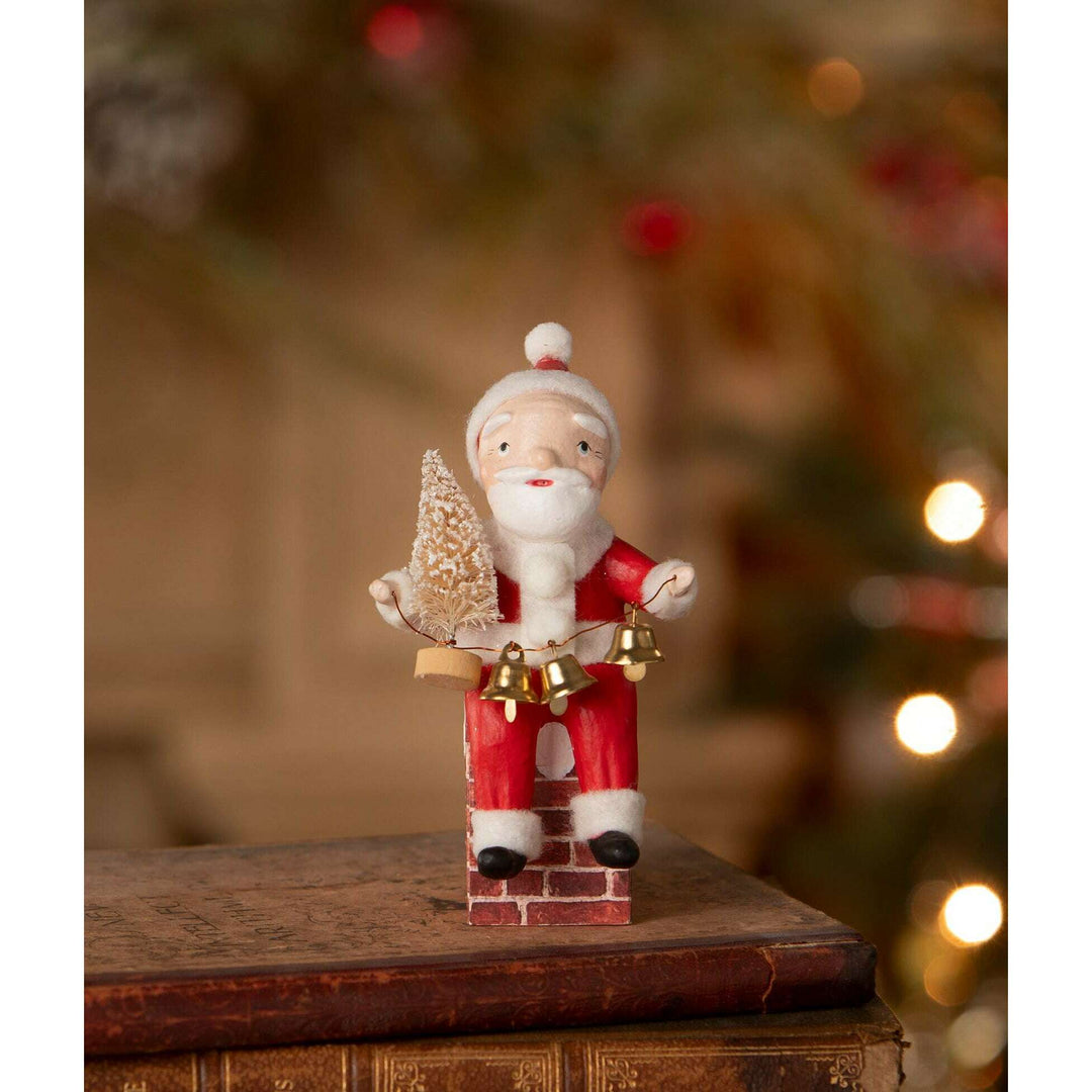 Santa on Chimney by Bethany Lowe Designs, image 4