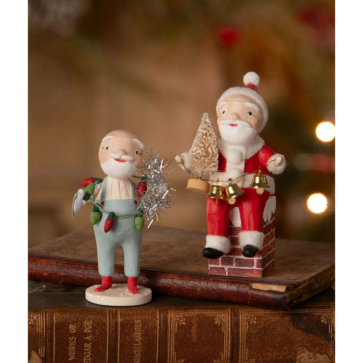 Santa on Chimney by Bethany Lowe Designs, image 6