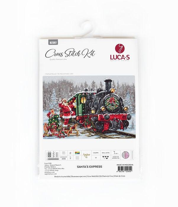 Santa's Express B2397L Counted Cross-Stitch Kit