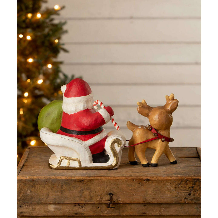 Santa's Reindeer and Sleigh by Bethany Lowe Designs, image 3