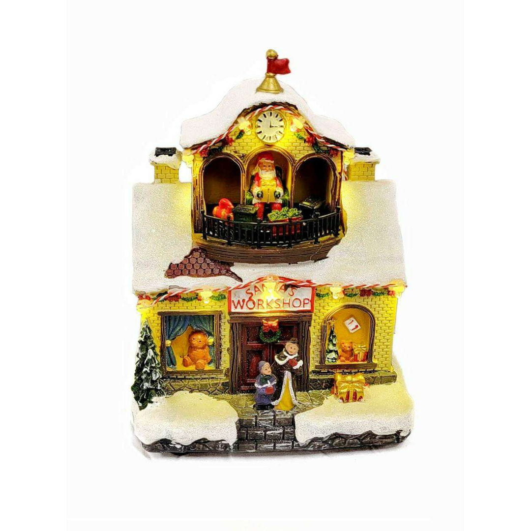 Santa's Workshop Christmas Miniature. Christmas Village F07M3-28B