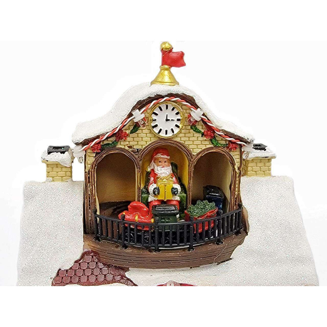 Santa's Workshop Christmas Miniature. Christmas Village F07M3-28B