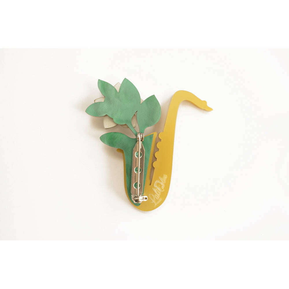 Saxophone Brooch by Laliblue 9