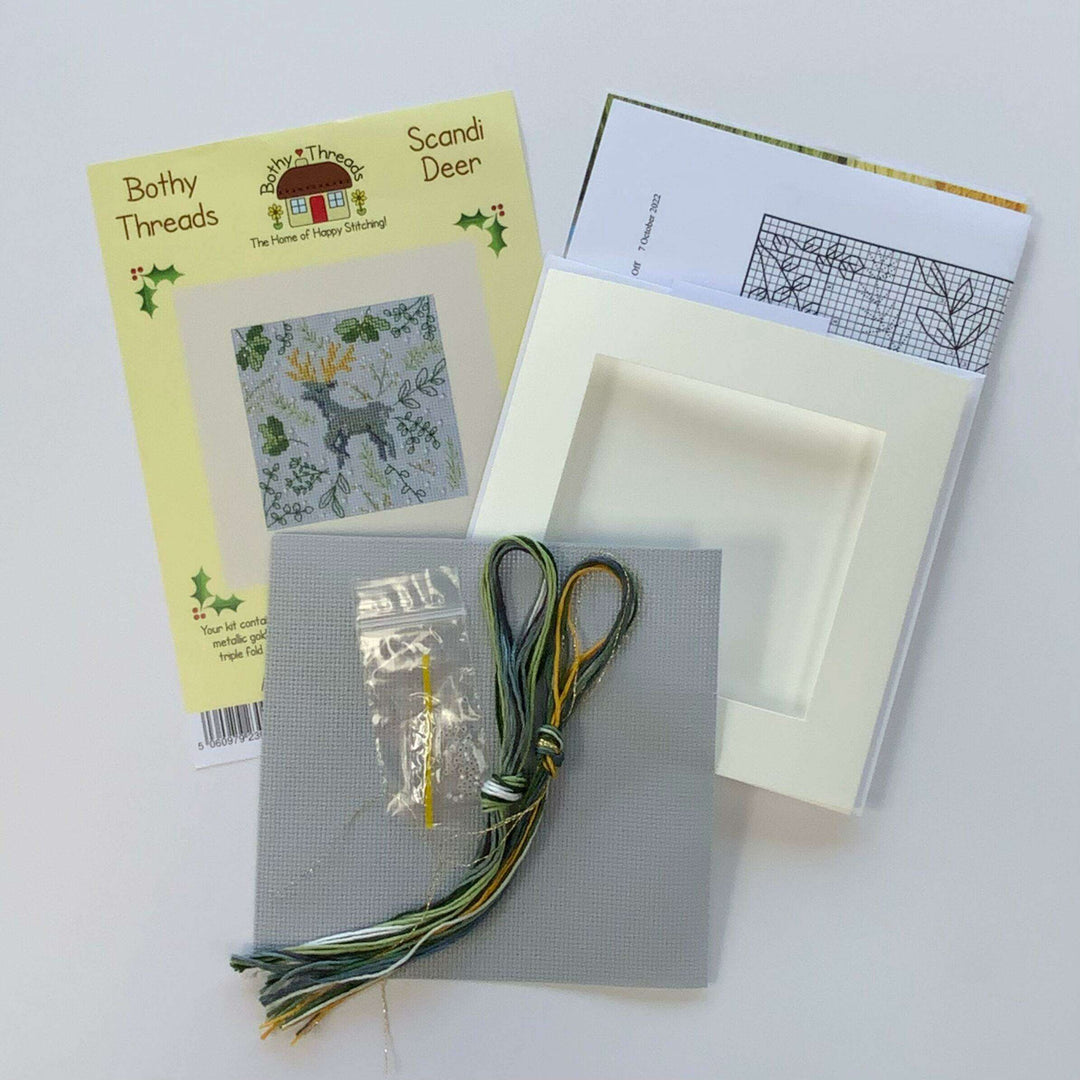 Scandi Deer Kit XMAS62 Counted Cross Stitch Kit
