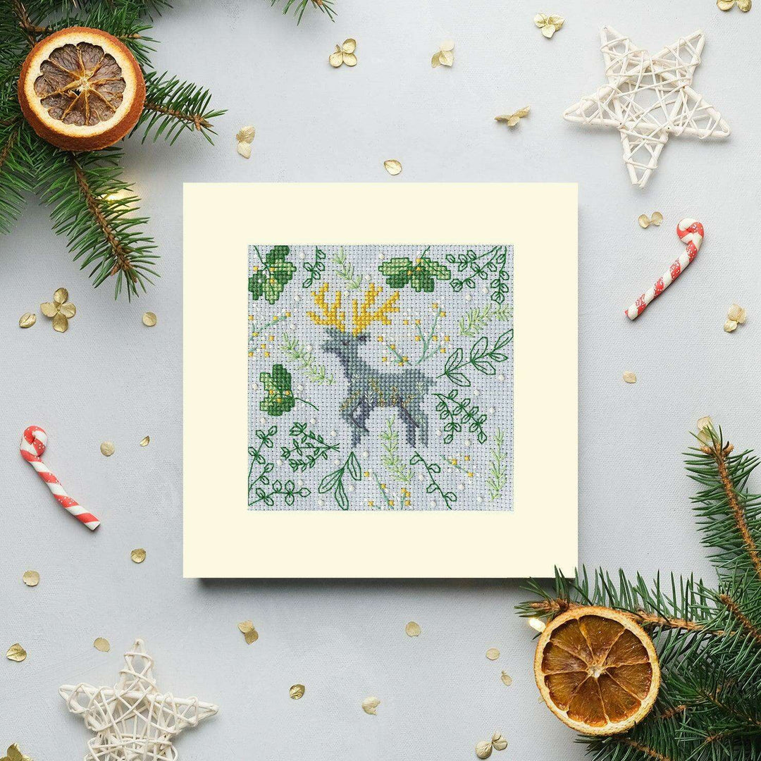 Scandi Deer Kit XMAS62 Counted Cross Stitch Kit